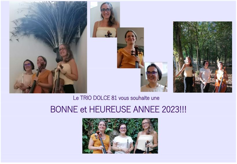 trio dolce bonne année 2023